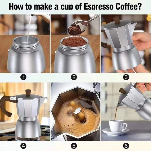 600Ml Aluminium Coffee Maker Pot Italian Style Mocha Pot for Rich Espresso - Image 12