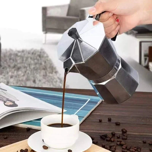 600Ml Aluminium Coffee Maker Pot Italian Style Mocha Pot for Rich Espresso - Image 2