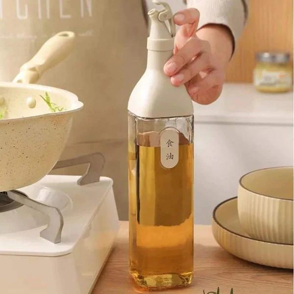 450ml Glass Oil/Vinegar Dispenser - Image 4