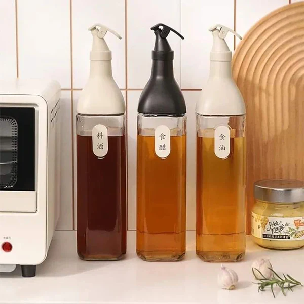 450ml Glass Oil/Vinegar Dispenser - Image 5