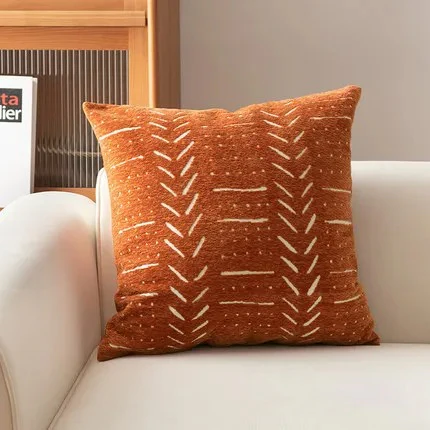 Decorative Throw Pillow Covers 45x45cm Soft Chenille Velvet Cushion Cases for Sofa & Bed | Modern Home Décor - Image 13