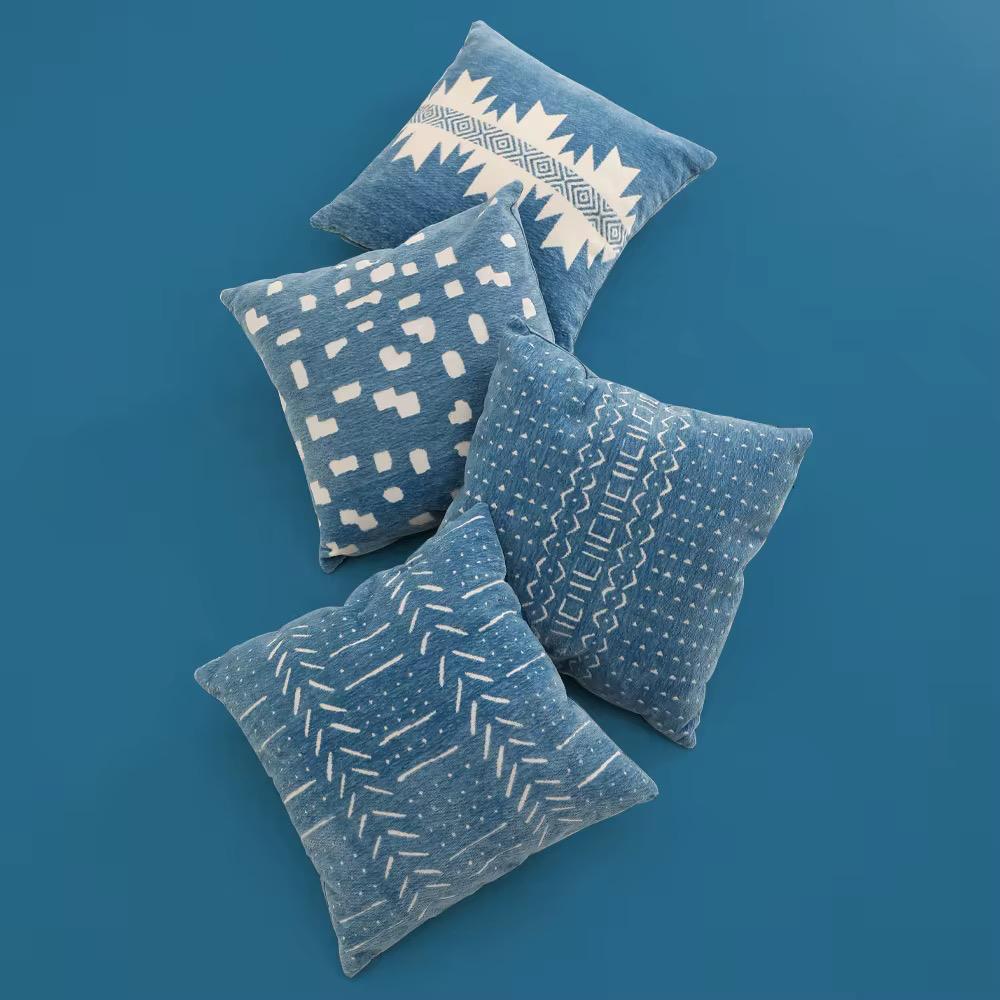 Decorative Throw Pillow Covers 45x45cm Soft Chenille Velvet Cushion Cases for Sofa & Bed | Modern Home Décor - Image 8