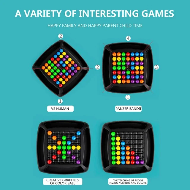 48 ball beads game, Puzzle Magic, Chess Board - Image 4