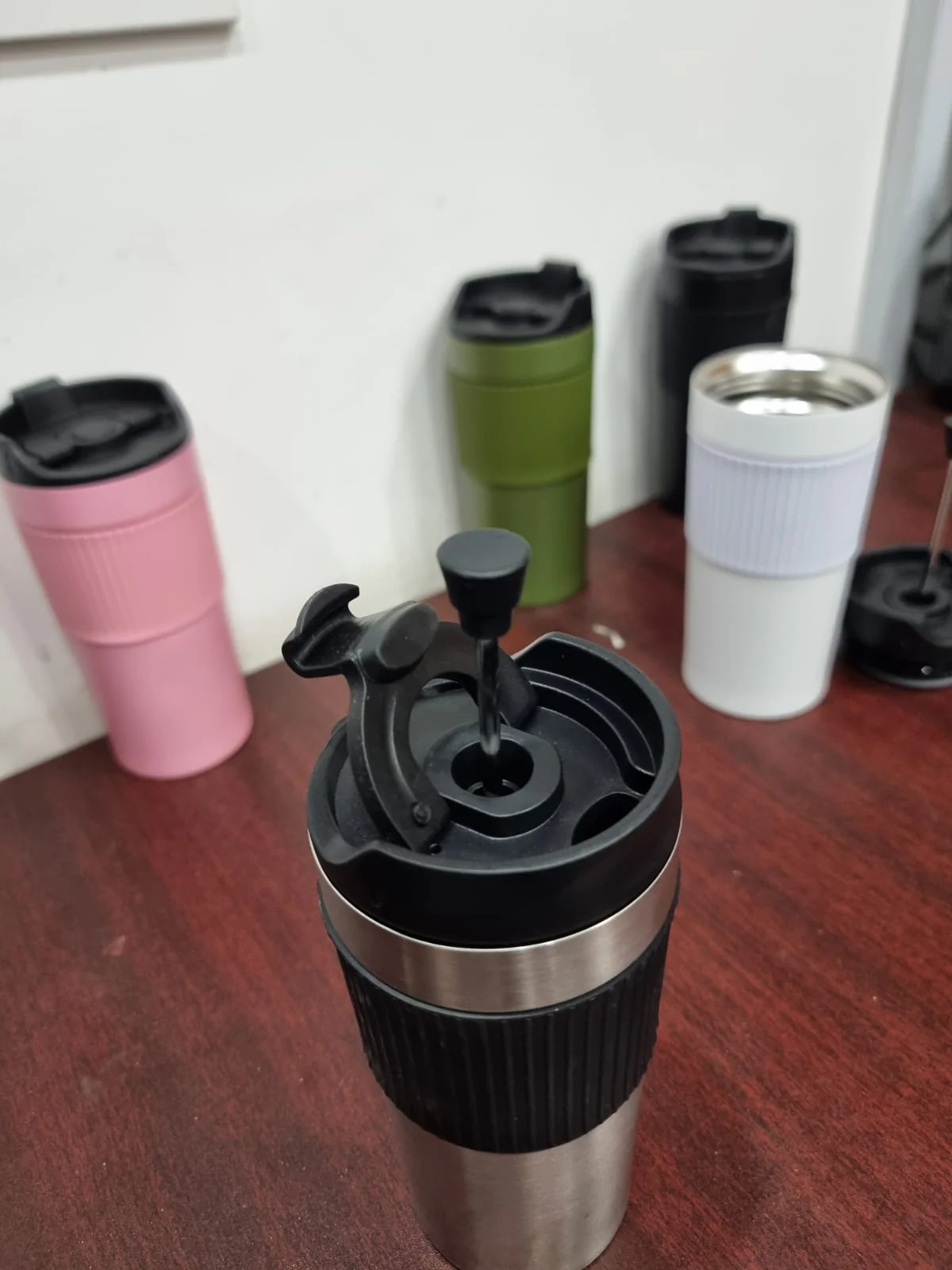480ml French plunger coffee press thermocup - Image 10