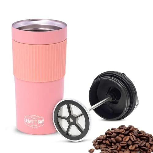 480ml French plunger coffee press thermocup - Image 3