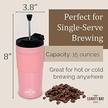 480ml French plunger coffee press thermocup - Image 4