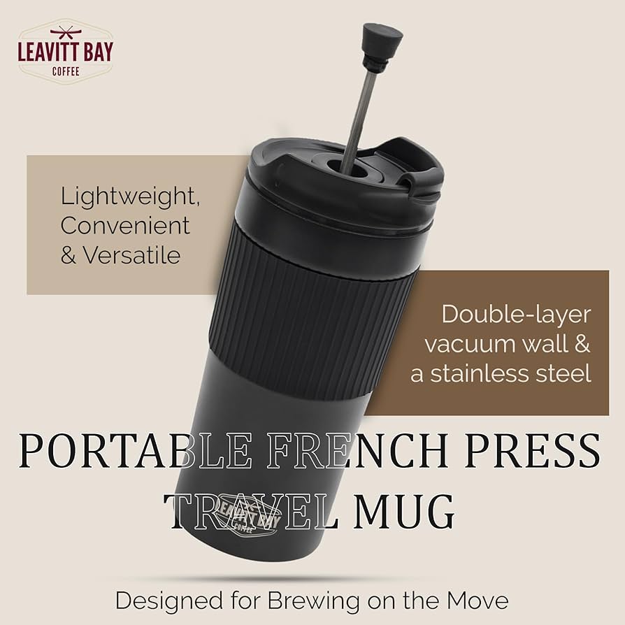 480ml French plunger coffee press thermocup - Image 7