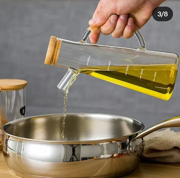 4in 1 Set -3Canister+1Oil/Vinegar Jar - Image 3