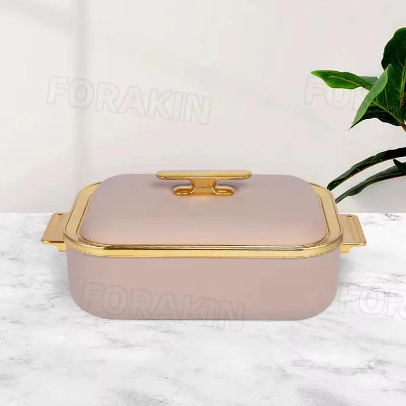 4L Elegant Luxury Food Warmer Container Insulated Hot Pot for Parties & Home Use - Image 2