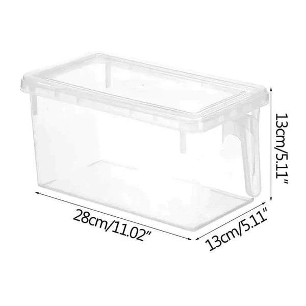 4L Handpull Clear Vegetable Fridge Containers - Image 4