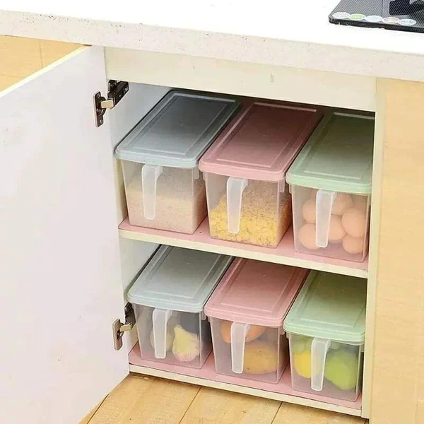 4L Handpull Clear Vegetable Fridge Containers - Image 5