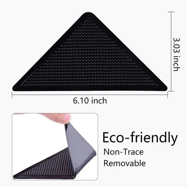 4pcs Antiskid Washable Carpet Grippers - Image 2