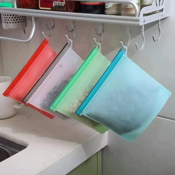 4pcs Silicon Fridge bags - Image 3