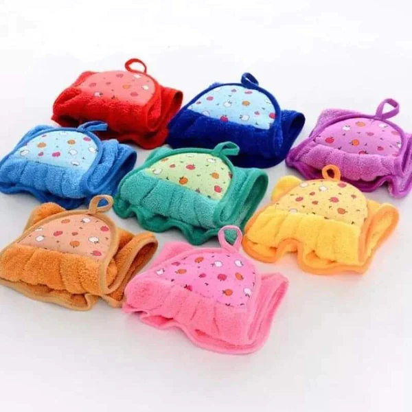 4pcs Super Absorbent Coral Fleece Kitchen Towels - Image 3