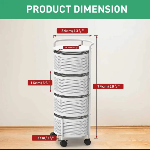 4Tier Movable and Rotatable Rack - Image 2