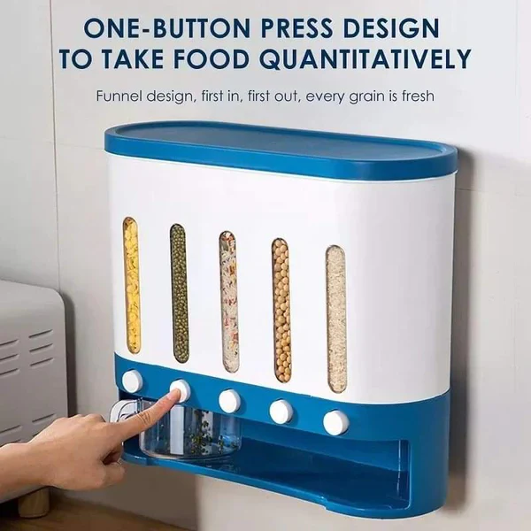 5 compartment cereals Storage Box - Image 2