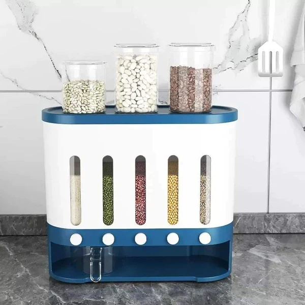 5 compartment cereals Storage Box - Image 3