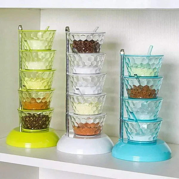 5 layer rotating seasoning stand - Image 3