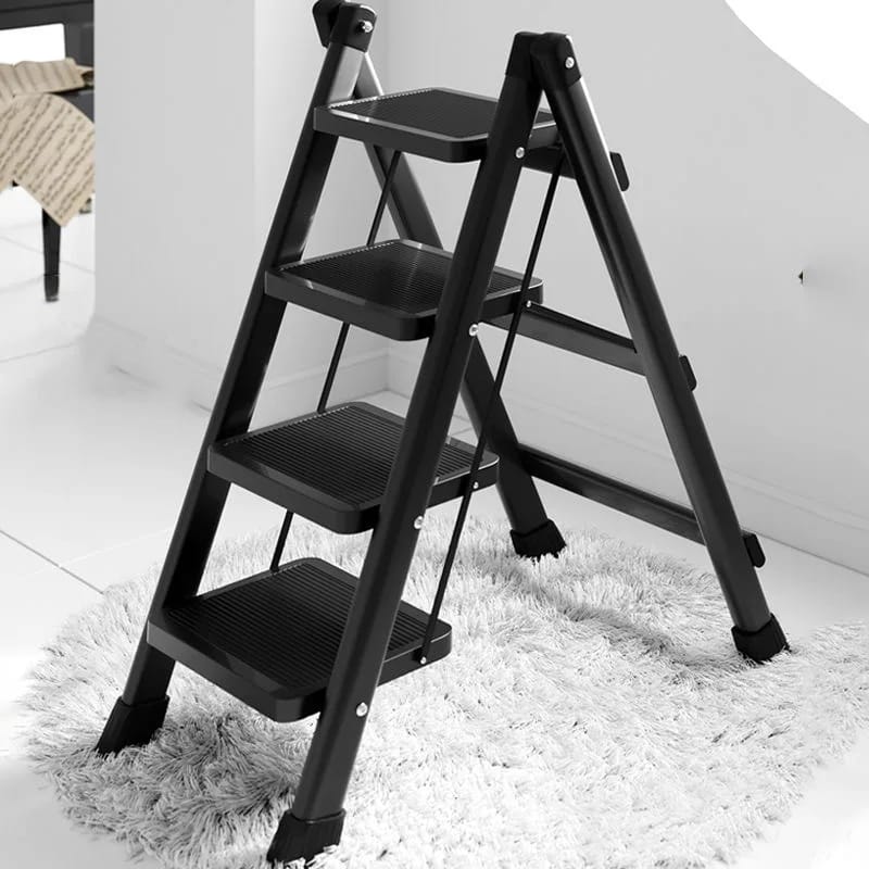 5-Step Foldable Aluminum Ladder | Heavy-Duty 330kg Capacity | Home & Office Us - Image 2