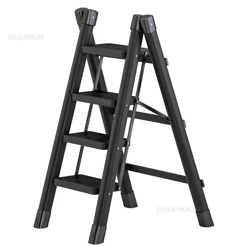 5-Step Foldable Aluminum Ladder | Heavy-Duty 330kg Capacity | Home & Office Us - Image 9