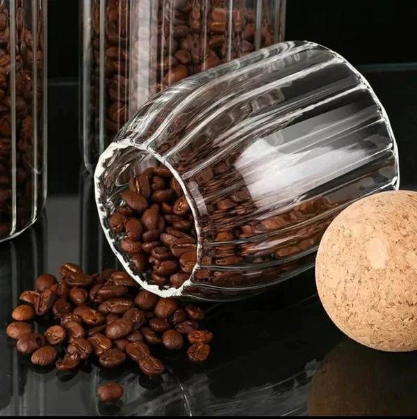 500 ml transparent glass storage jar - Image 2