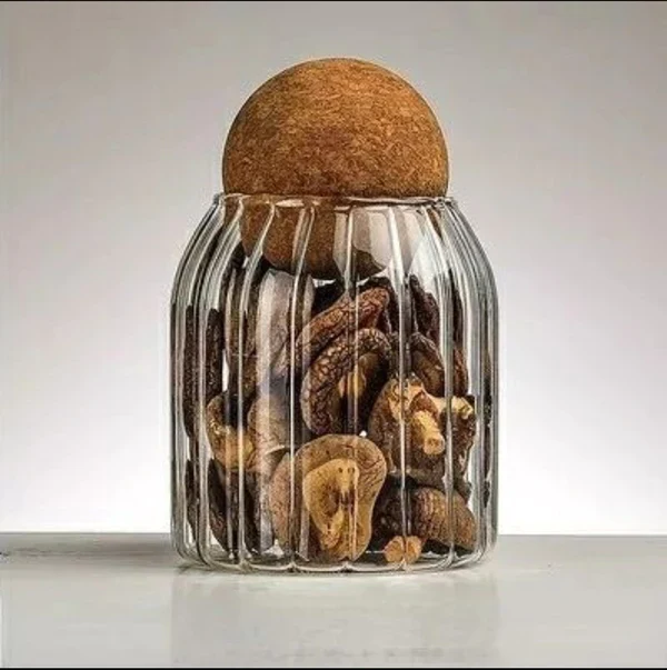 500 ml transparent glass storage jar - Image 4