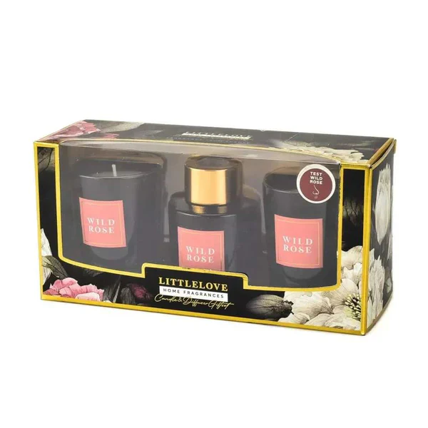 Home Fragrance Flameless Scents 50ml Reed Diffuser & 2pc scented candles - Image 4