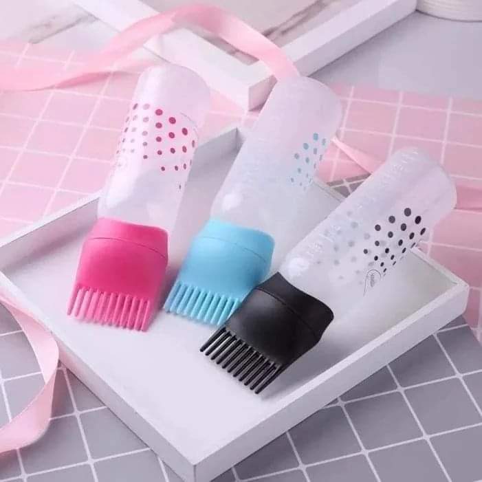 50Oz Empty Hair Dye/Oil Applicator Brush Bottle - Image 4