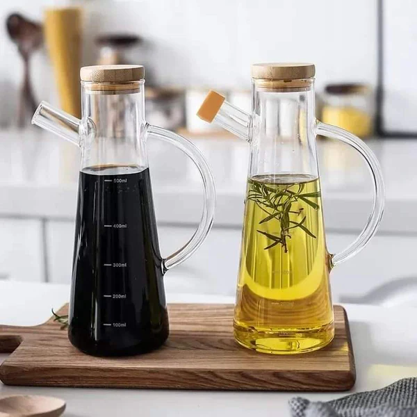 560 ml Glass oil jar - Image 2
