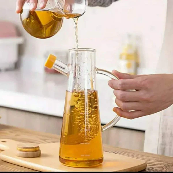 560 ml Glass oil jar - Image 3