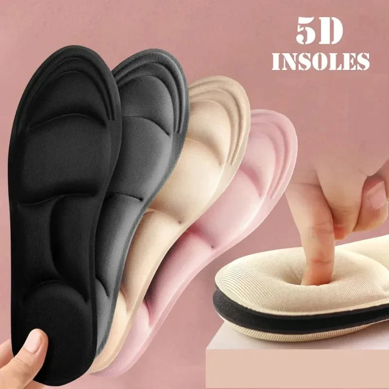 5D Unisex Breathable feet Care Orthopedic Insoles Pair - Image 2