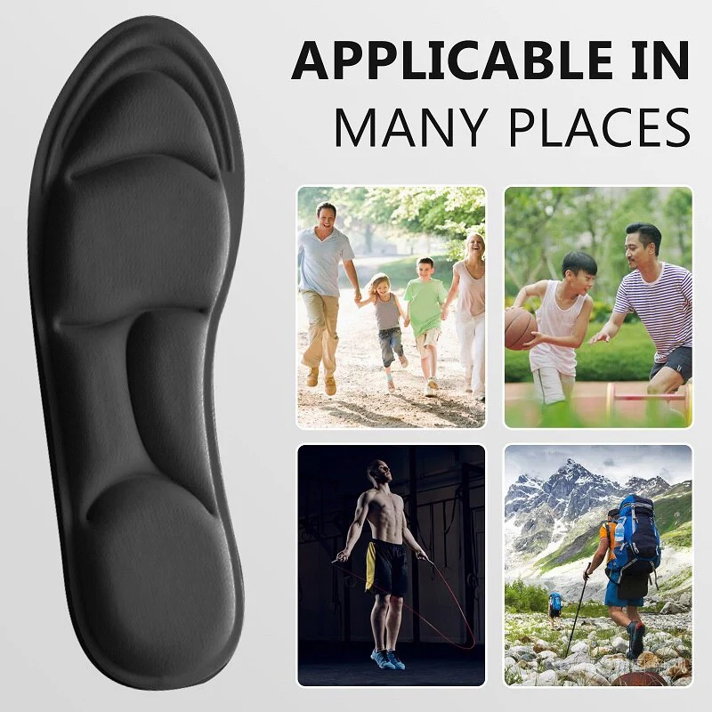 5D Unisex Breathable feet Care Orthopedic Insoles Pair - Image 5