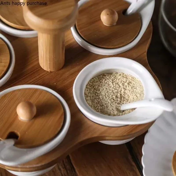 5Grid Rotating Spice Rack Set - Image 5