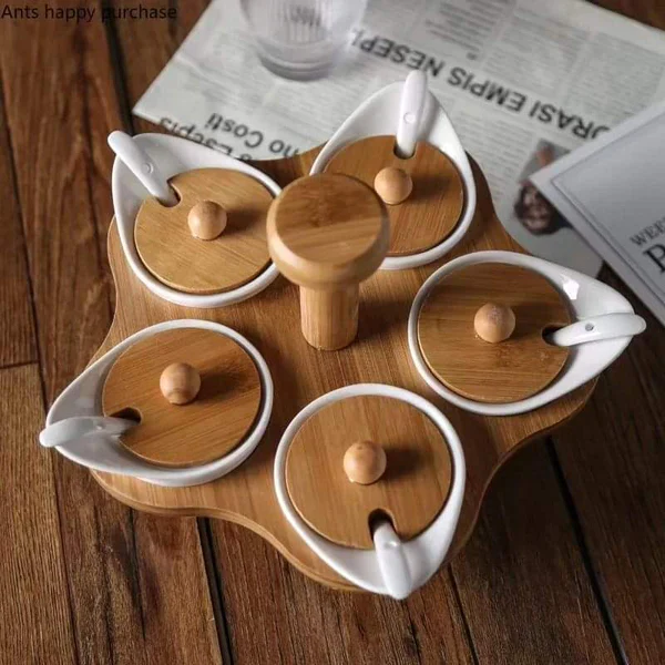 5Grid Rotating Spice Rack Set - Image 6