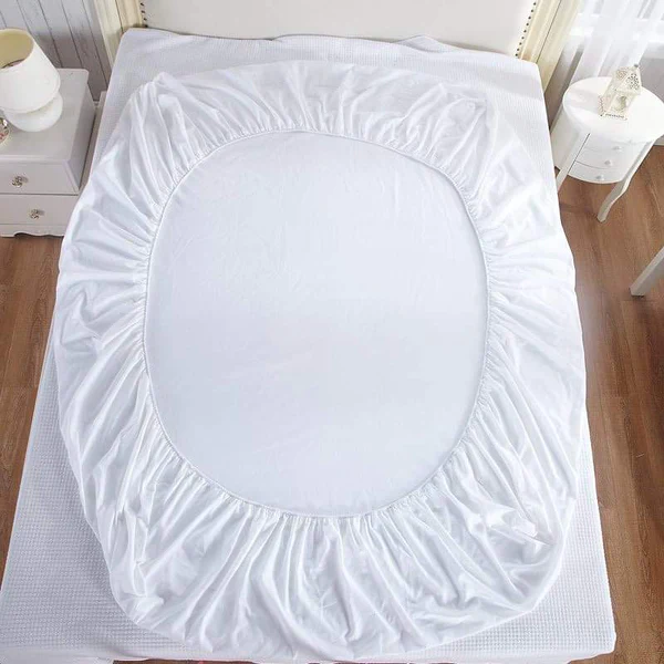 Luxury Fitted white bedsheet 6pcs Set - Image 2