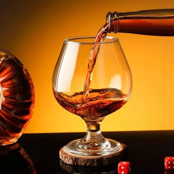 6 cognac glasses - Image 2