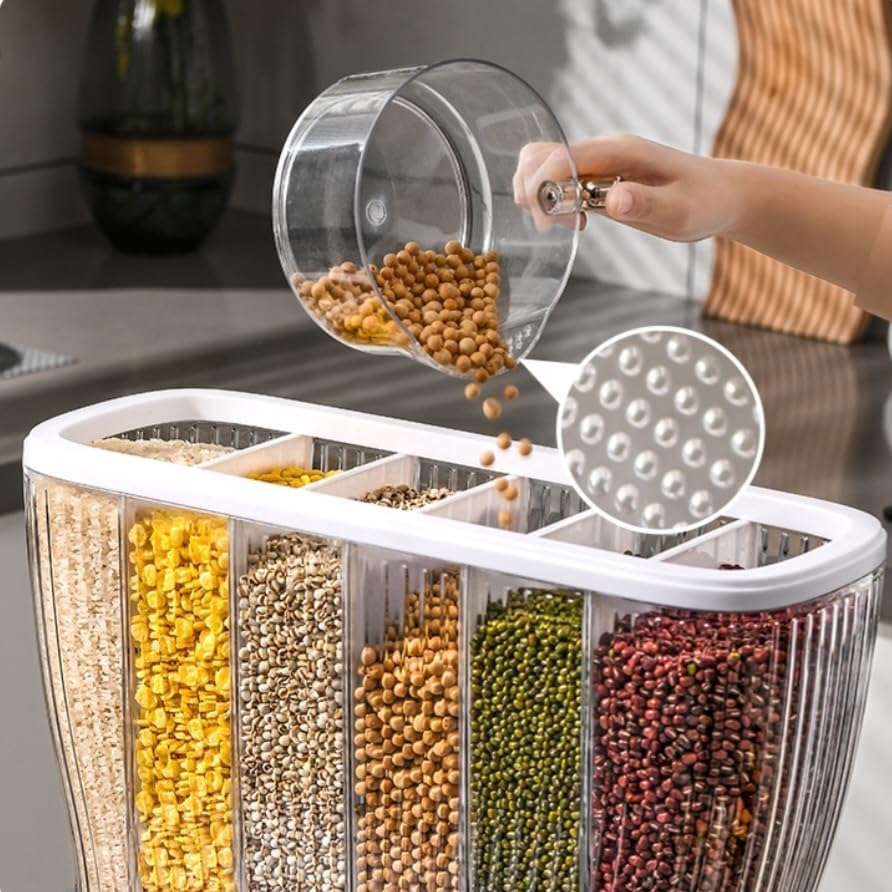 6 Grid Automatic Cereal Dispenser - Image 2