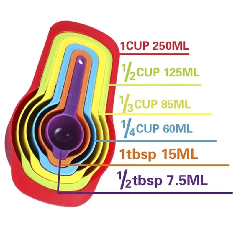 6 in 1 Measuring cups - Image 2