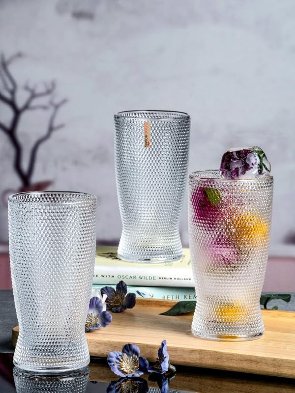 6 pcs Juice Glass Tumbler Set  360ml - Image 2