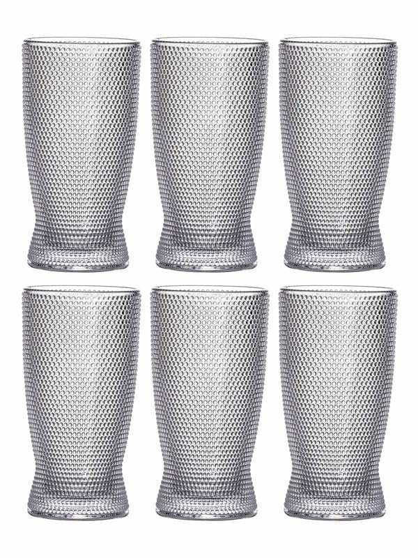 6 pcs Juice Glass Tumbler Set  360ml - Image 3