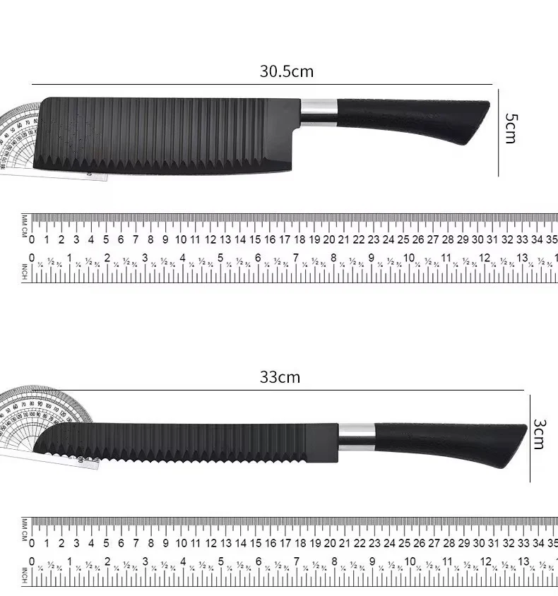 6-Piece Kitchen Knife Set with Scissors & Ceramic Peeler – Professional Cutting Tools for Every Home Kitchen - Image 4