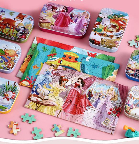60 PC cartoon theme wooden Kids puzzle - Image 3