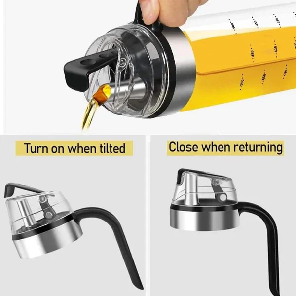 600ml automatic oil dispenser/seasoning bottle for vinegar - Image 4