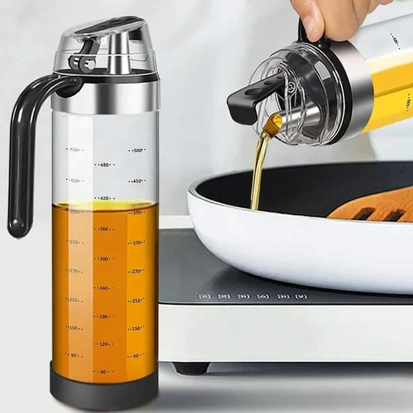 600ml automatic oil dispenser/seasoning bottle for vinegar - Image 5