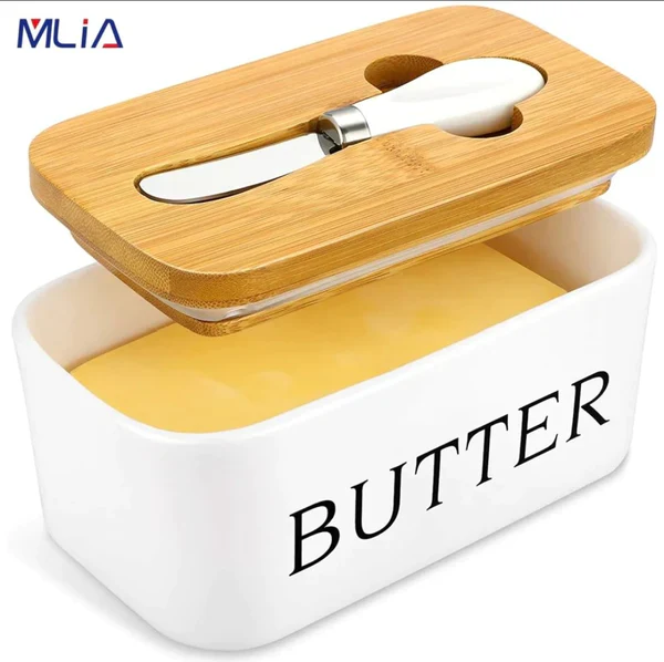 400ml Ceramic Butter Dish - Image 2