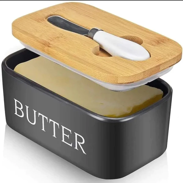 400ml Ceramic Butter Dish - Image 3