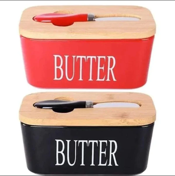 400ml Ceramic Butter Dish - Image 4