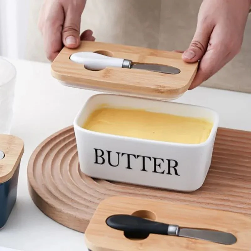 400ml Ceramic Butter Dish - Image 5