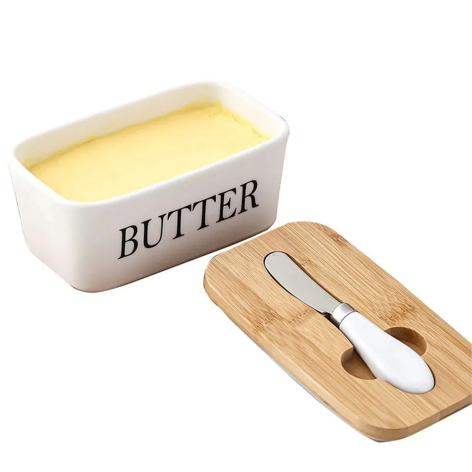 400ml Ceramic Butter Dish - Image 9