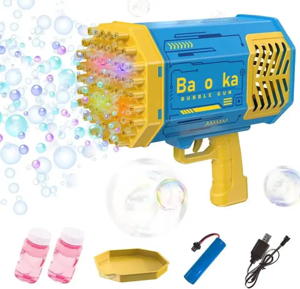 69 Hole Rechargeable Bubble Making Gun - Image 2
